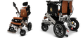 Load image into Gallery viewer, Majestic IQ-9000 AR remote-controlled electric wheelchair with recline feature and lightweight design, suitable for mobility assistance.