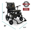 Load image into Gallery viewer, Phoenix Carbon Fiber Electric Wheelchair: Lightweight, Long-Range, Airline Approved