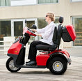 Load image into Gallery viewer, Discover Your Mobility Afi-S3 3-Wheel Heavy-Duty Bariatric Scooter with a compact design and sturdy build for enhanced mobility.