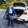 Load image into Gallery viewer, SNAPnGO Scooter Sport Edition USB, lightweight mobility scooter with sleek design and USB charging port, suitable for easy urban travel.