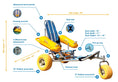 Load image into Gallery viewer, WaterWheels® - Floating Beach Wheelchair