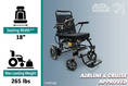 Load image into Gallery viewer, Glide Care G-5 Lightweight Foldable Electric Wheelchair