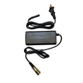 Load image into Gallery viewer, EZ Lite Cruiser Deluxe Regular DX8 electric wheelchair with black charger, showcasing the compact and sleek design of the mobility device.