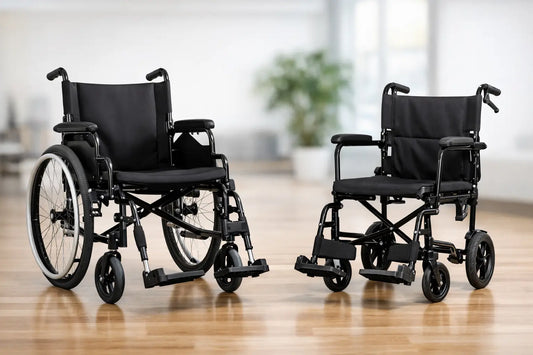 Manual Wheelchair vs Transport Chair Compared