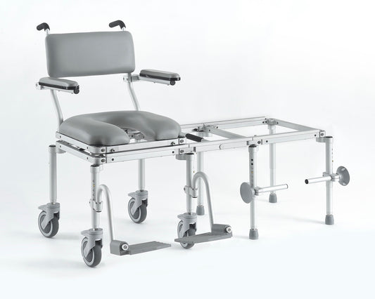 Nuprodx MC6000 All-in-one, roll-in mobility chair, commode chair, and tub transfer system