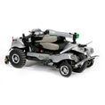 Load image into Gallery viewer, ComfyGO Quingo Flyte mobility scooter with MK2 self-loading ramp and docking station, designed for easy outdoor mobility and transport.
