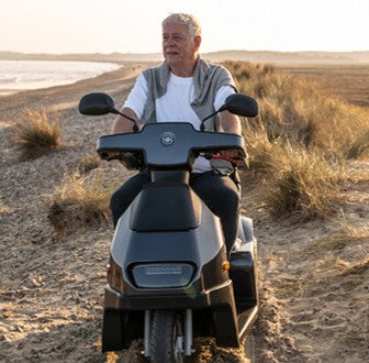 Discover Your Mobility Afi-S3 3-wheel heavy-duty bariatric mobility scooter with a compact design and sturdy build.