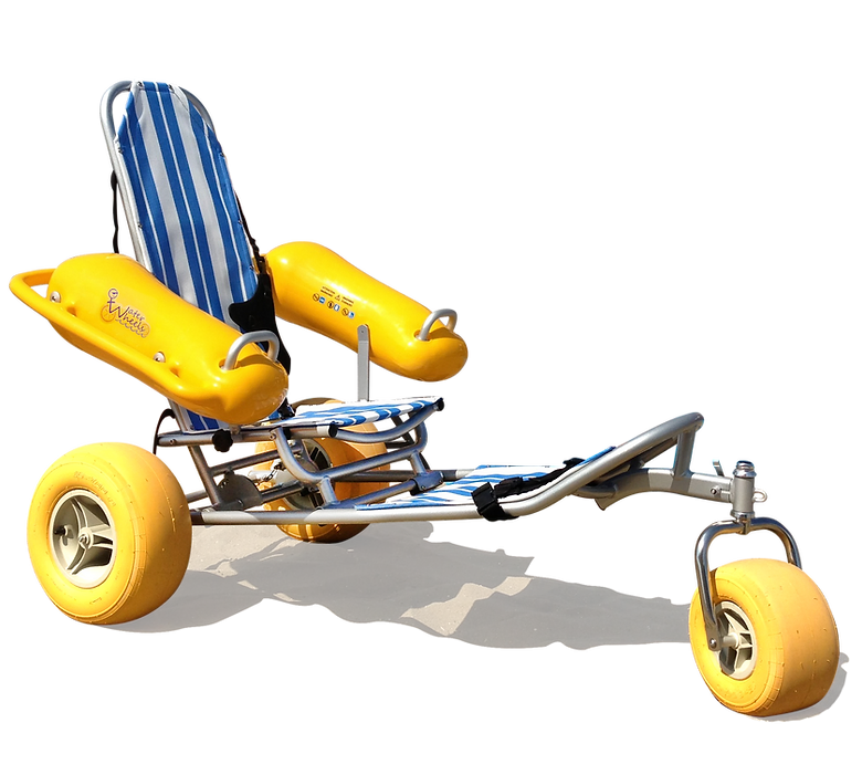 WaterWheels® - Floating Beach Wheelchair