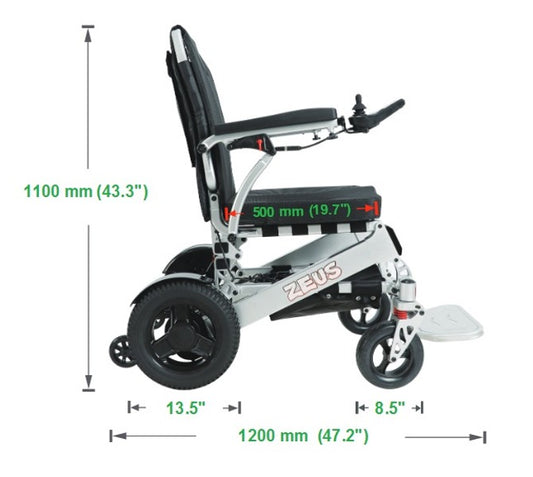Zeus Worlds Lightest Power Wheelchair With A 660 Lb Capacity