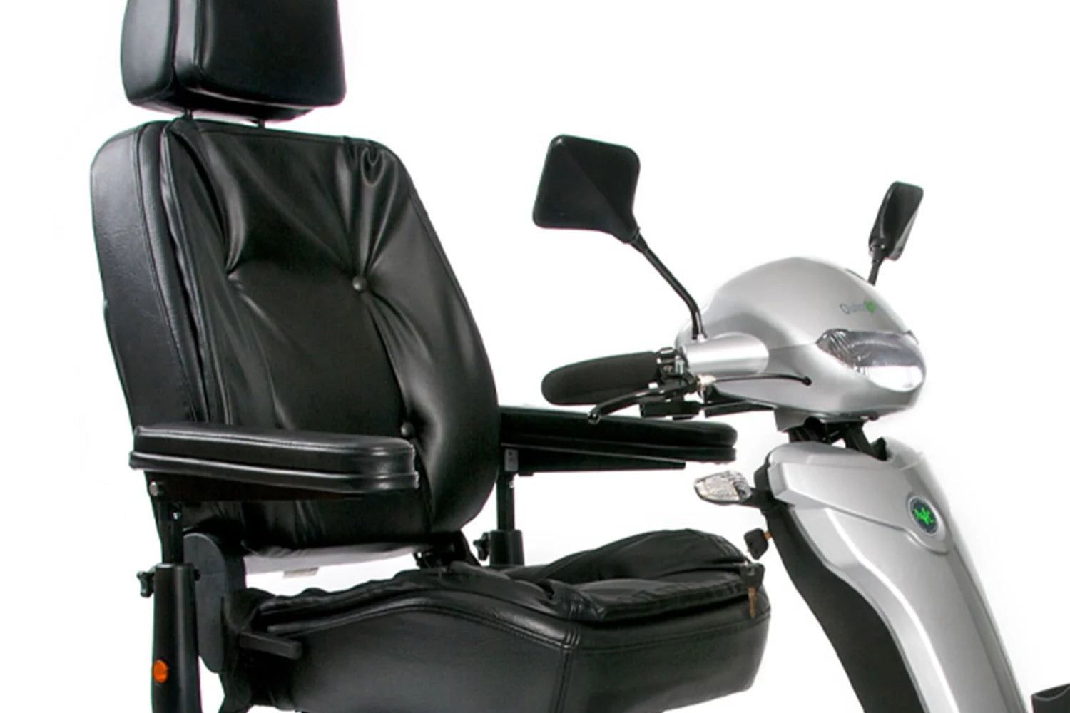 ComfyGO Quingo Toura 2 electric mobility scooter with sleek design and comfortable seat, ideal for easy urban travel